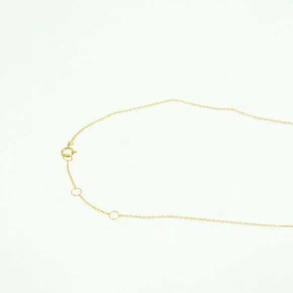 Soleil 14K Gold Layered Silver Circles Necklace - Picture 6 of 10